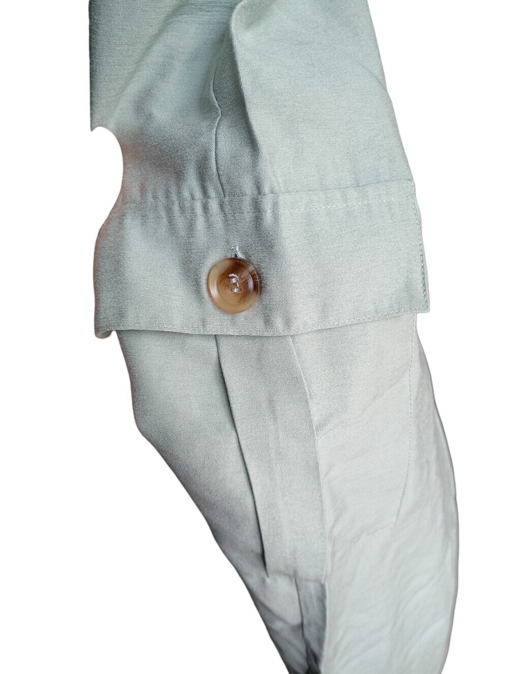 NWT Naked Zebra Light Green Flowy Pants - Picture 2 of 6